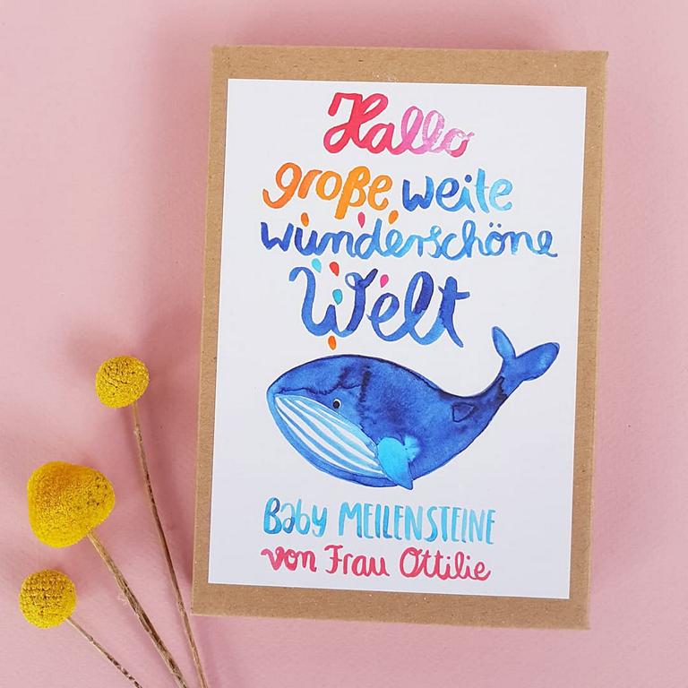 Meilensteinkarten Baby & Schwangerschaft