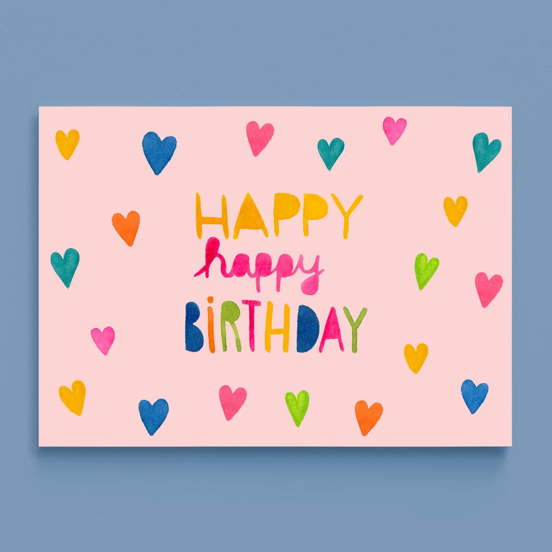 Geburtstagskarte  *Happy Happy Birthday*
