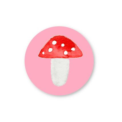 10x Mini-Aufkleber *Fliegenpilz*