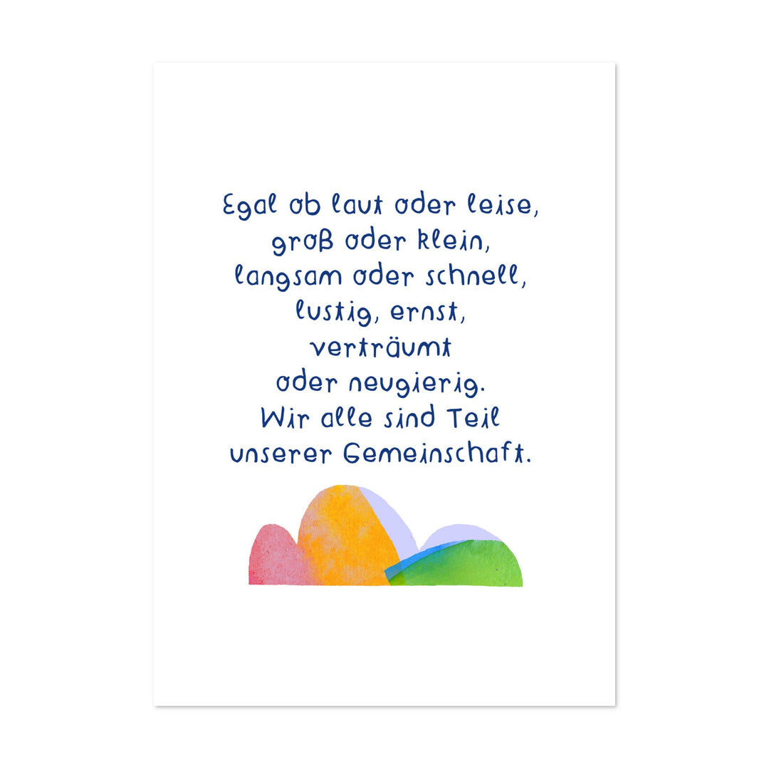 Karten für ein schönes Miteinander