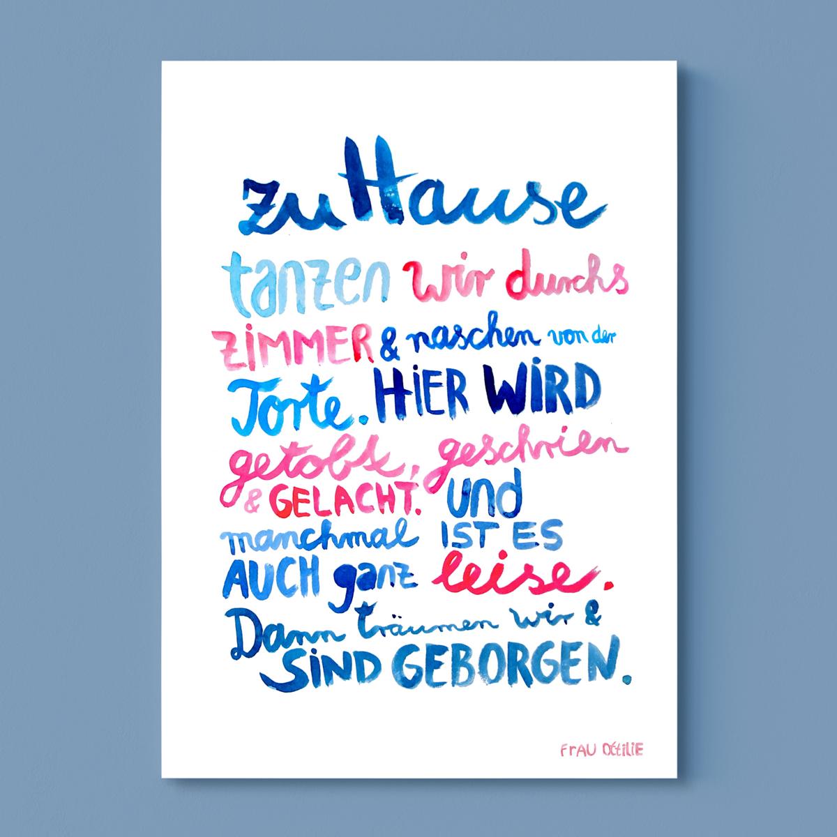 Print A4 *Hausordnung*