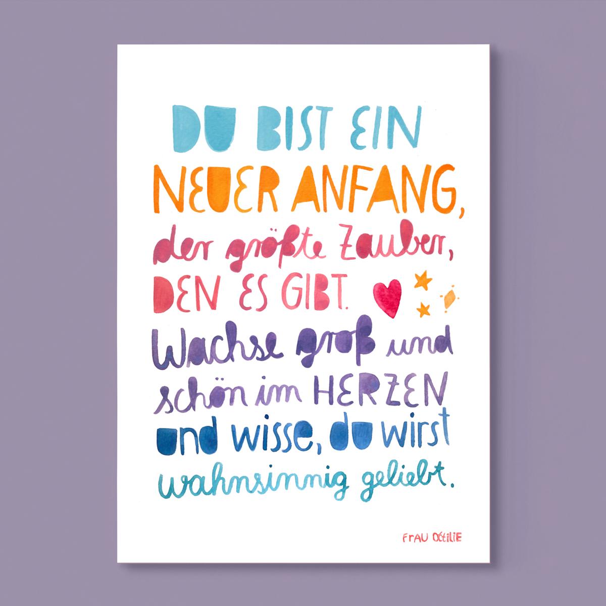 Print A4 *Baby* (Neuer Anfang)