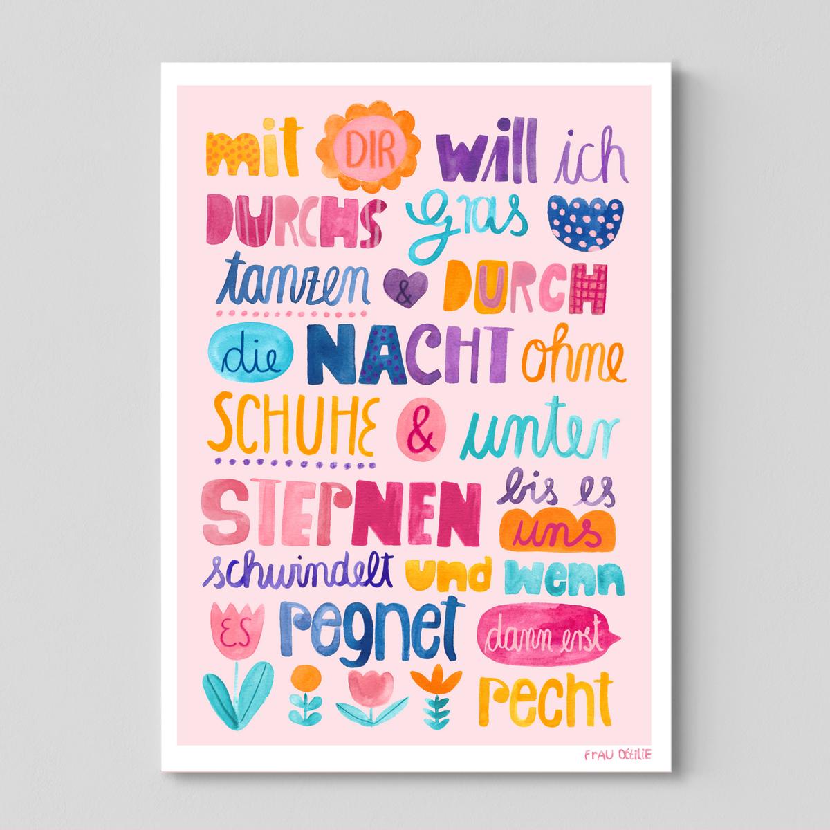 Print A4 *Mit Dir*