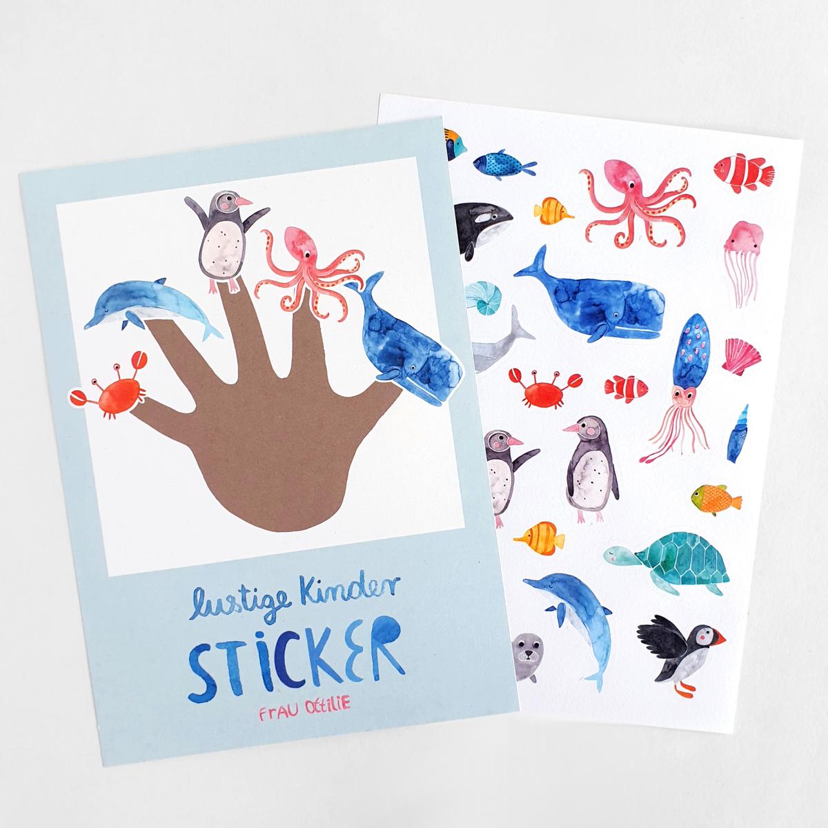 Stickerbogen *Wildes Meer*