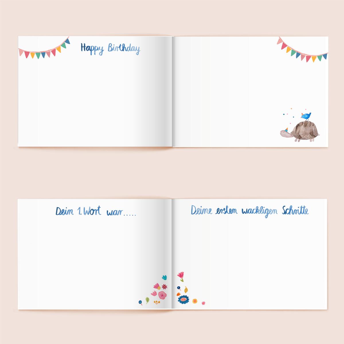 Babytagebuch *Hello Baby* mit Maus (Erstes Jahr)