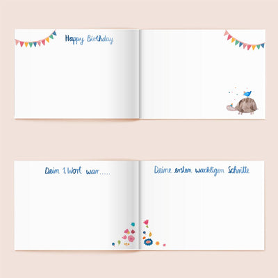 Babytagebuch *Hello Baby* mit Maus (Erstes Jahr)